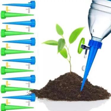 Imagem de Kit 24 Gotejador Automático Acoplável Garrafa Pet Plantas - FREESTORE