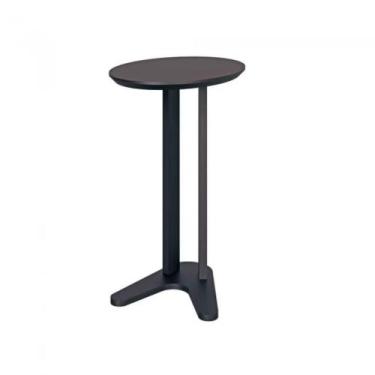Imagem de Mesa Lateral Em Mdf 60 Cm Preto Fosco Tb604pf Dalla Costa - DALLA COST