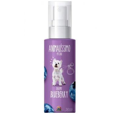Imagem de Perfume Colonia Animalissimo Pet Cachorro Gato Cães 50ml, Blueberry