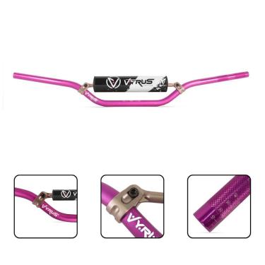 Imagem de Guidão Vyrus 22mm Cross Bar C/ Barra Protetor Espuma Trilha Motocross