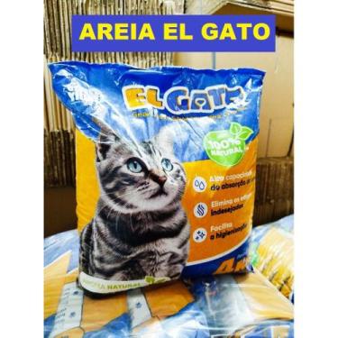 Imagem de Areia Higiênica para Gatos EL GATO Granulada Argila Alta Absorção. 8KG