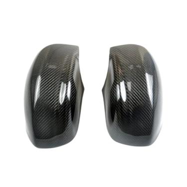 Imagem de Capa para espelho retrovisor de carro em fibra de carbono real compatível com Nissan R35 GTR 2009-2020