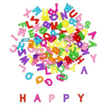 Imagem de Tupalizy 9 x 12 mm Contas de letra do alfabeto colorido A-Z pingente deslizante para pulseiras, joias, colares, chaveiros, óculos de sol, cadarços de sapatos, pulseiras artesanais, letras e cores