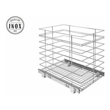 Imagem de Tulha Deslizante Base Ou Lateral C/trilhos 7246 Aço Inox