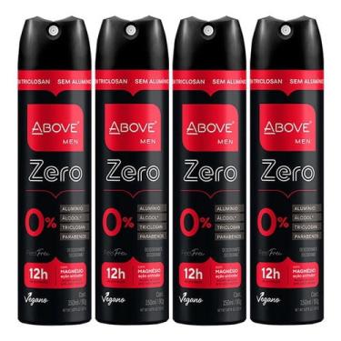 Imagem de 4 Desodorante Above Feel Free Masculino 12h Proteção 150ml