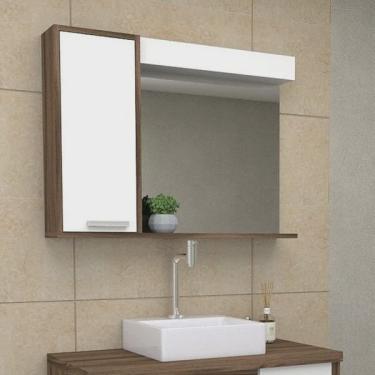 Imagem de Espelheira para Banheiro 80cm Darabas Agardi