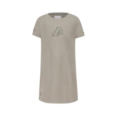 Imagem de Pro Standard Vestido camiseta de algodão neutro NBA para meninas grandes