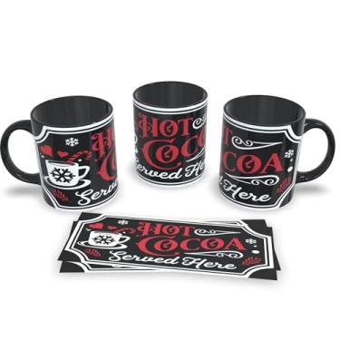 Imagem de Caneca Preta Personalizada Chocolate Quente – Presente Criativo (Mod.9)