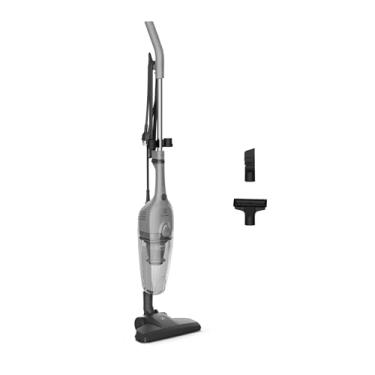 Imagem de Aspirador de Pó Vertical com fio portátil de mão 2 em 1 potente 1500W cabo 4.7m com capacidade 950 ml filtro HEPA STK16 Cinza STK 127v