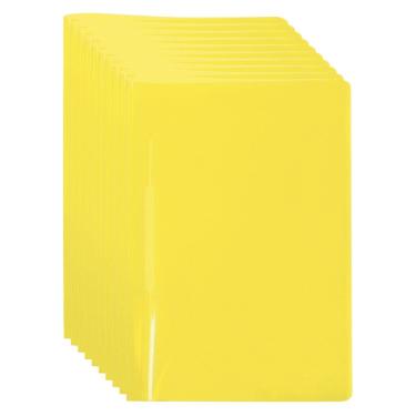 Imagem de Pastas C- Grampo Trilho Acp - Amarelo C- 10 Unidades