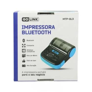 Imagem de Impressora Mini Térmica BLUETOOTH Golink Mtp-Gl3 80MM COM NF