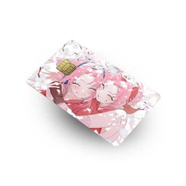 Imagem de Haruno Sakura 4pcs Adesivos De Pele De Cartão De PVC Para Banco Ônibus