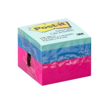Imagem de Post-it, 3M, Bloco de Notas Adesivas Cubo Ultra - 400 folhas, 4.76 cm x 4.76 cm