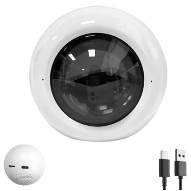 Imagem de Reprodutor de vídeo com bola de cristal de 6,9 cm, display digital, vídeos e fotos personalizáveis, presente personalizado para aniversário, aniversário, esfera iluminada de casamento (branco#)