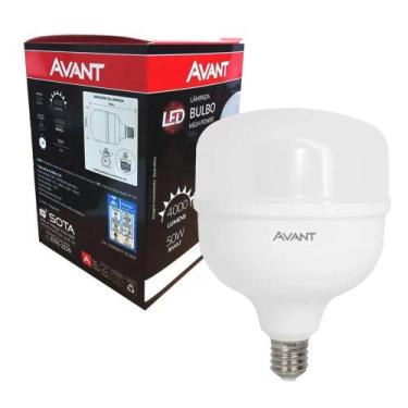 Imagem de Lâmpada Led Bulbo 50w E27 Branco Frio Bivolt Avant, Branco