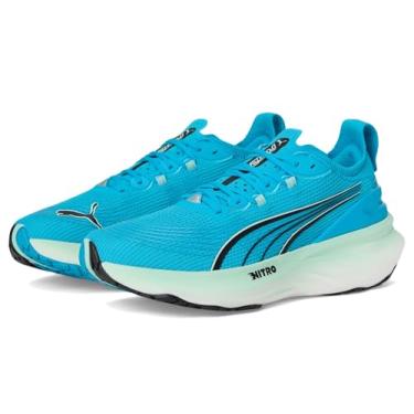 Imagem de PUMA Tênis masculino Foreverrun Nitro, Speed Blue/Mint Melt, 41