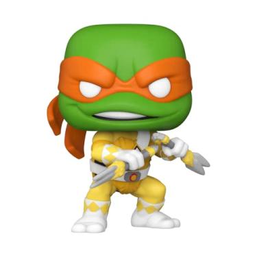 Imagem de POP Funko Retro Toys Boneco de vinil das Tartarugas Ninja, do Ranger Amarelo (Exclusivo da Conven o Partilhada de 2022)