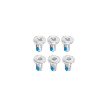 Imagem de Zahara 6 peças prata inferior inferior capa capa de substituição parafusos para Lenovo Yoga C930-13IKB 81C4 Yoga C930-13IKB vidro 81EQ