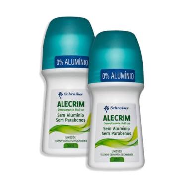 Imagem de Kit 2un Desodorante Roll On Natural Sem Alumínio Alecrim 50ml Schraiber