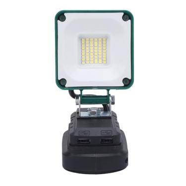 Imagem de Fockety Luz de Trabalho LED, 45 LEDs 3400LM ângulo Ajustável à Prova de água Luz de Trabalho LED Alimentada por Bateria Com Porta USB para BL1815 para Lojas, Trailers, Salas de Estar,