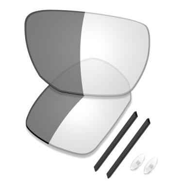 Imagem de SAUCER Lentes de reposição premium e kits de borracha para óculos de sol Oakley Ejector OO4142 High Defense - Ativação fotocromática