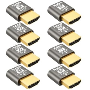 Imagem de Plugue fictício hdmi 4K - adaptador de exibição para HDMI, janela virtual Luna Display para emulador doméstico - Dummy, displayport Headless dummie dongle1080P 120Hz (4K-HDR (default3840X2160@60HZ-8P)