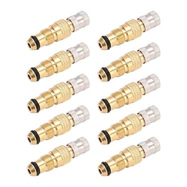 Imagem de KIMISS 10pcs TR218A Válvula de Latão Haste para Válvulas de Líquido de Ar do Trator - Haste de Pneu de Substituição Com Caixas de Núcleo CH3