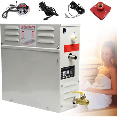 Imagem de Gerador Dedrenagem 4.5kw Da Sauna Do Vapor - 21kw 220v/380v Para Os Termas Comerciais Home Do Banho Do Chuveiro Da Sauna Com Controle Inteligente 35-55°c Do Toque Para O Aqueciment, 380V, 15kw