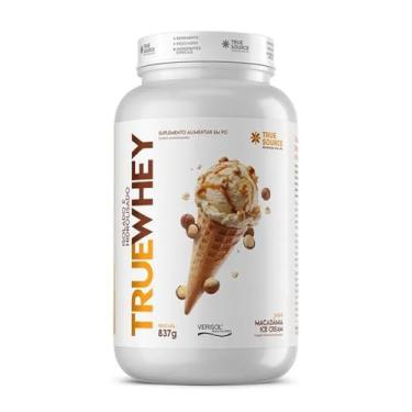 Imagem de True Whey Protein Hidrolisado e Isolado - 837g Macadamia Ice Cream - True Source