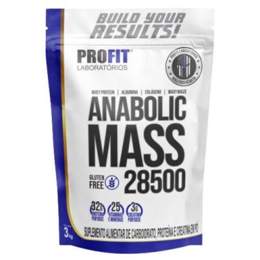 Imagem de Hipercalórico Anabolic Mass 28500 3kg - Profit Laboratórios,  Baunilha
