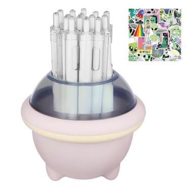 Imagem de Suporte de caneta UFO para decoração de mesa e escritório, suporte de lápis para organizadores de mesa, acessórios compactos, presente para mulheres e homens, copo de lápis para volta às aulas