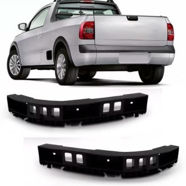 Imagem de Par guia parachoque traseiro saveiro g5 g6 g7 - ENGEKAR, Par (Direito 