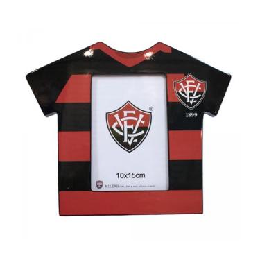 Imagem de Porta Retrato Camisa Futebol Foto 10x15 cm - Vitória - Mileno