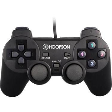 Imagem de Controle para Jogo PC Dual SHOCK USB 2.0 Preto - Hoopson