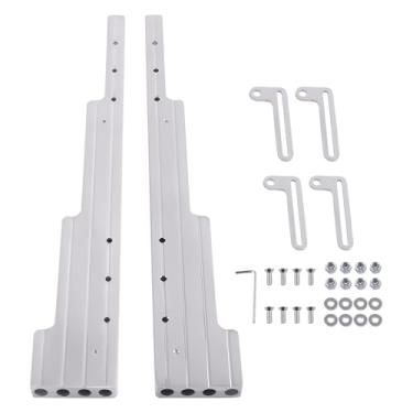 Imagem de maXpeedingrods Suportes separadores de teares de fio de vela de ignição adequados para Chevy SBC 350 Small Block V8 Engine Silver