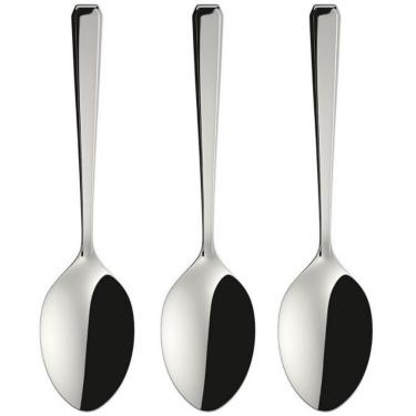 Imagem de Conjunto De Colheres Para Café Euro Home Aço Inox - 3 Peças Inox