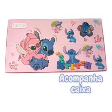 Imagem de 50 Anéis Led Infantil Stitch Brinde Festa Revenda - Shop da Cris