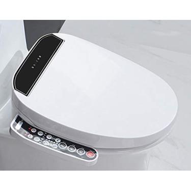 Imagem de Capa de assento de vaso sanitário inteligente para bidê e assento doméstico automático com aquecimento automático