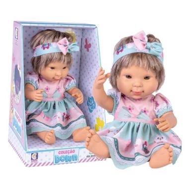 Imagem de Boneca Coleção Down 2529 Menina Loira Apae Brinquedo Infantil - Cotipl