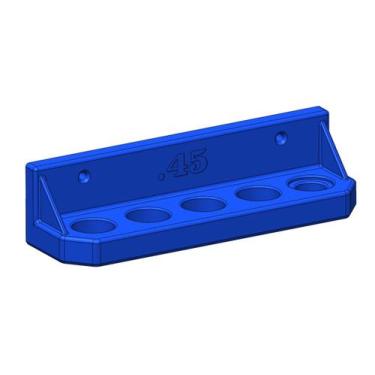 Imagem de Suporte de Parede para 4 die e 01 shell Holder - Garcia 3D, Azul