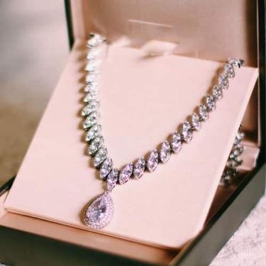 Imagem de Colar bijuteria pink bijoux - Nybcer 