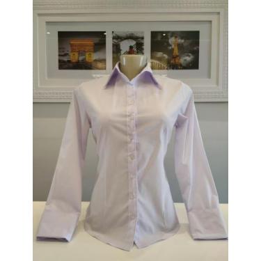 Imagem de Camisa manga longa branca - Muniz modas, Branco, 36 ao 54