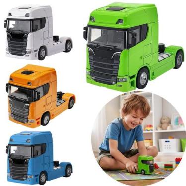 Imagem de Brinquedo Miniatura Carrinho Caminhão Fricção Cavalo V8 Lançamento - Z