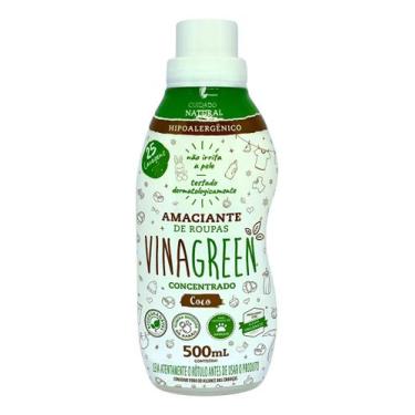 Imagem de Amaciante de Roupas Vegano Coco Concentrado Vinagreen 500 Ml - COALA