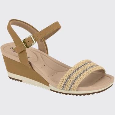 Imagem de Sandália Anabela Feminina Tresse Conforto Plataforma Modare 7123.159.25321-Feminino