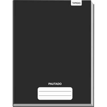 Imagem de Caderno 1/4 Brochura Capa Dura Linguagem Preto 96 Folhas - Unidade (Pequeno)
