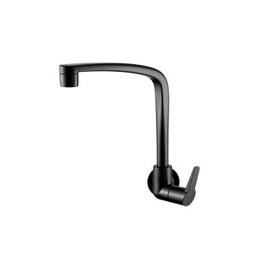 Imagem de Torneira Lorenzetti Flatt Parede 1168 C71 - Preto Fosco