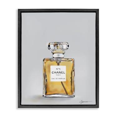 Imagem de Stupell Industries Arte de parede elegante em tela flutuante cinza perfumada de luxo, design de Mary Sparrow, 53 x 43 cm