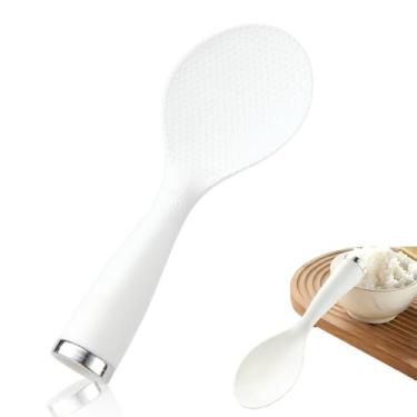 Imagem de 1 colher de arroz branca antiaderente, resistente ao calor