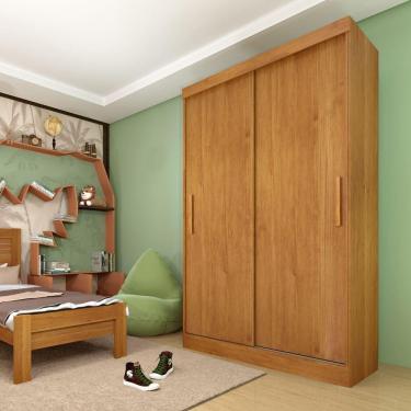 Imagem de Guarda Roupa Firenze Solteiro Portas Flex Tcil Cor:cinamomo-off